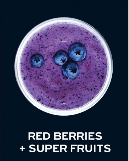 Milkshake Red Berries & Super Fruits